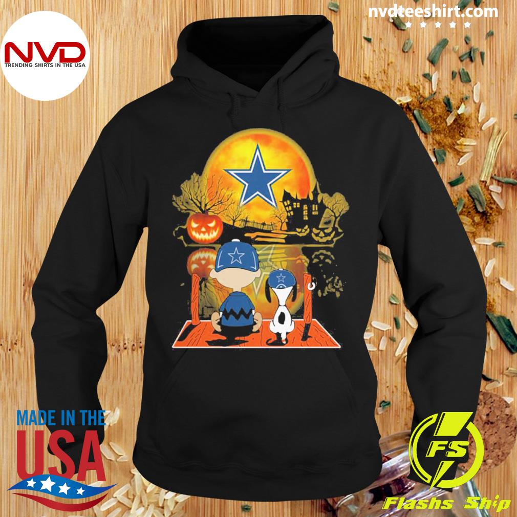 Charlie Brown and Snoopy Dallas Cowboys pumpkin Halloween shirt