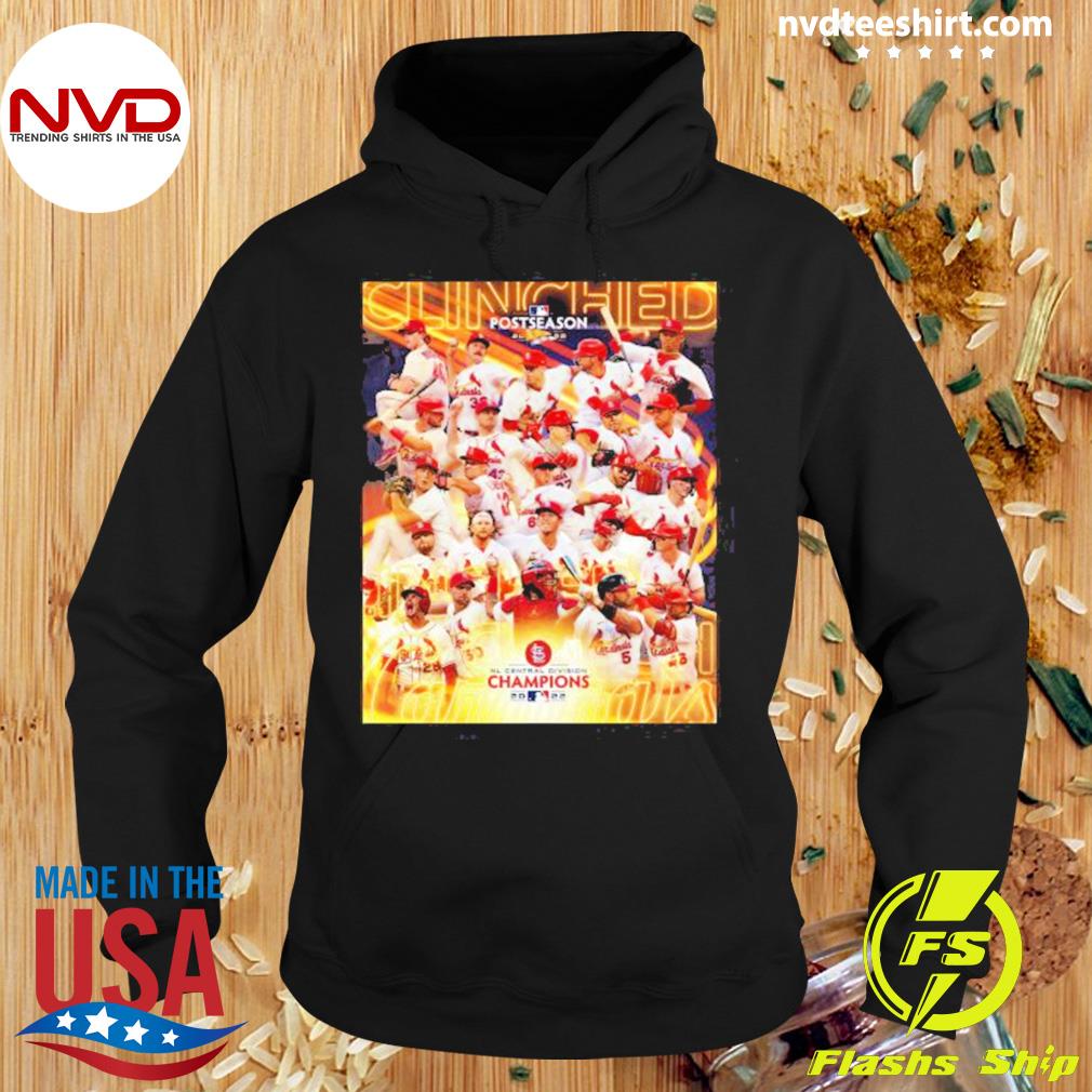 St. Louis Cardinals Postseason NL Central Champions 2022 T-shirt, hoodie,  sweater, long sleeve and tank top