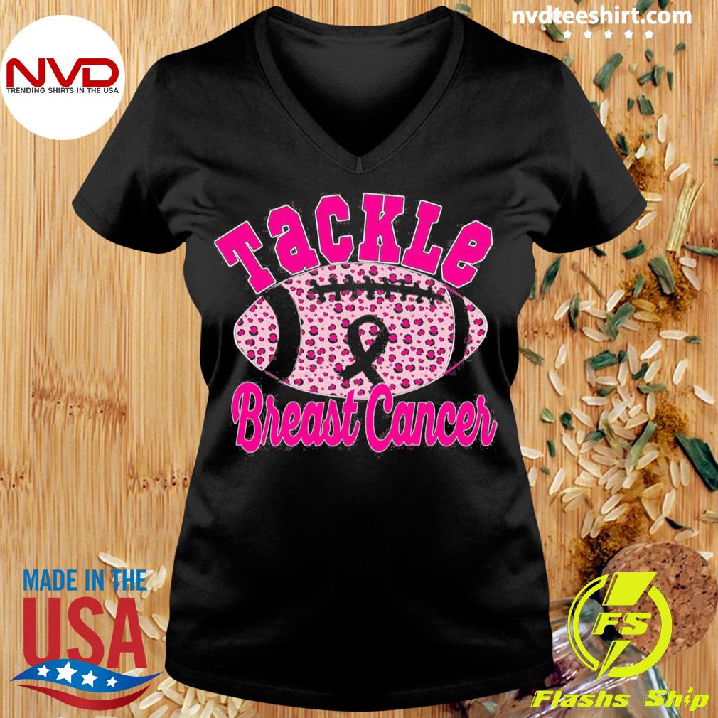 We Wear Pink Breast Cancer Awareness Vikings Football Shirt - Teexpace