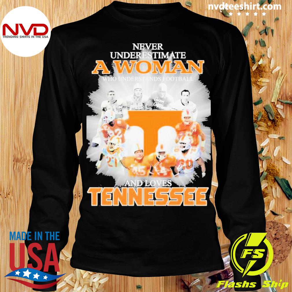 Never Underestimate A Woman Who Understands Baseball And Loves Tennessee T  Shirt - Growkoc