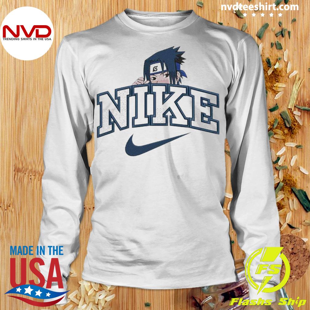 Vintage Logo Nike Sasuke Naruto Shirt -