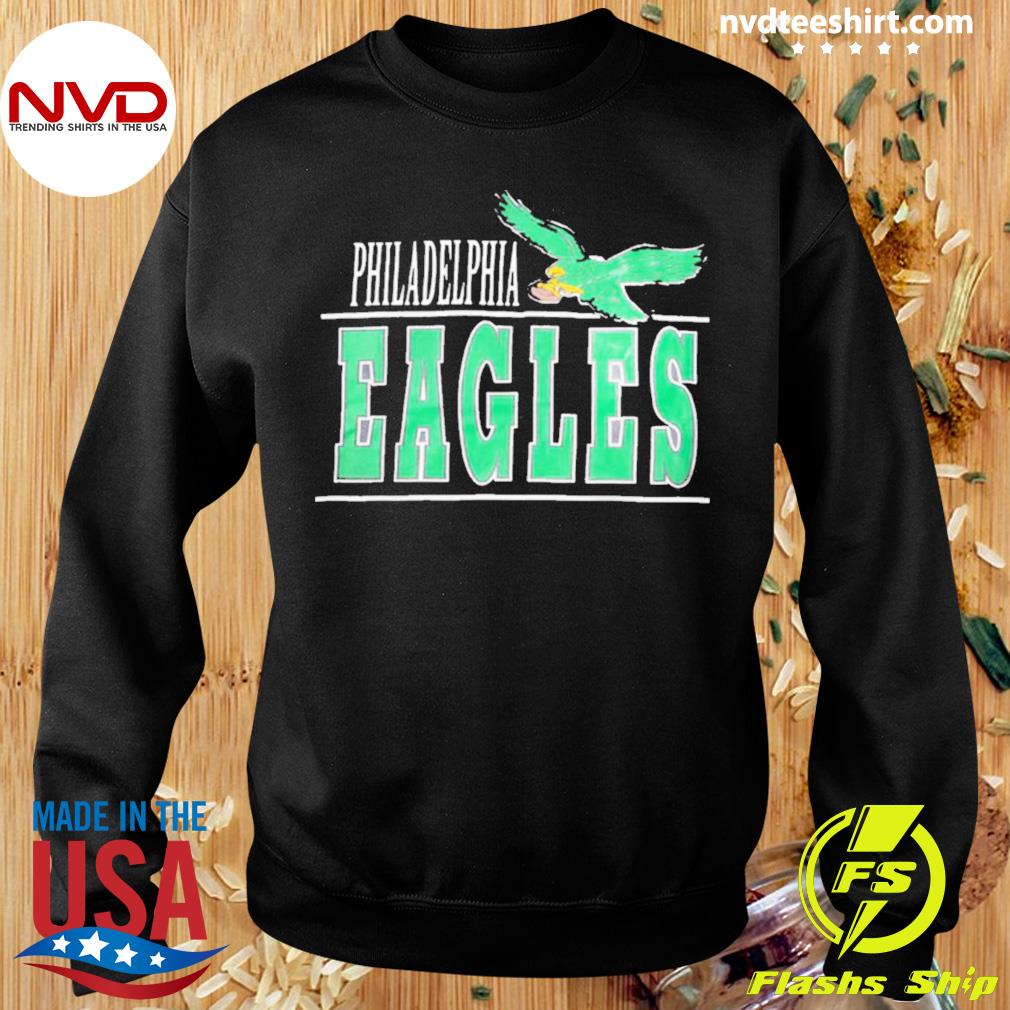 Shirtmandude Football Shirts Philadelphia Eagles T Shirt Vintage Philadelphia Eagles Shirt Retro Cheerleader Alternative Logo Throwback Football Graphic Tee Men Women