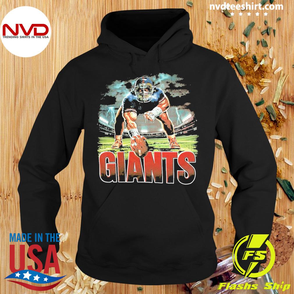 VINTAGE RHINESTONED NY GIANTS TSHIRT