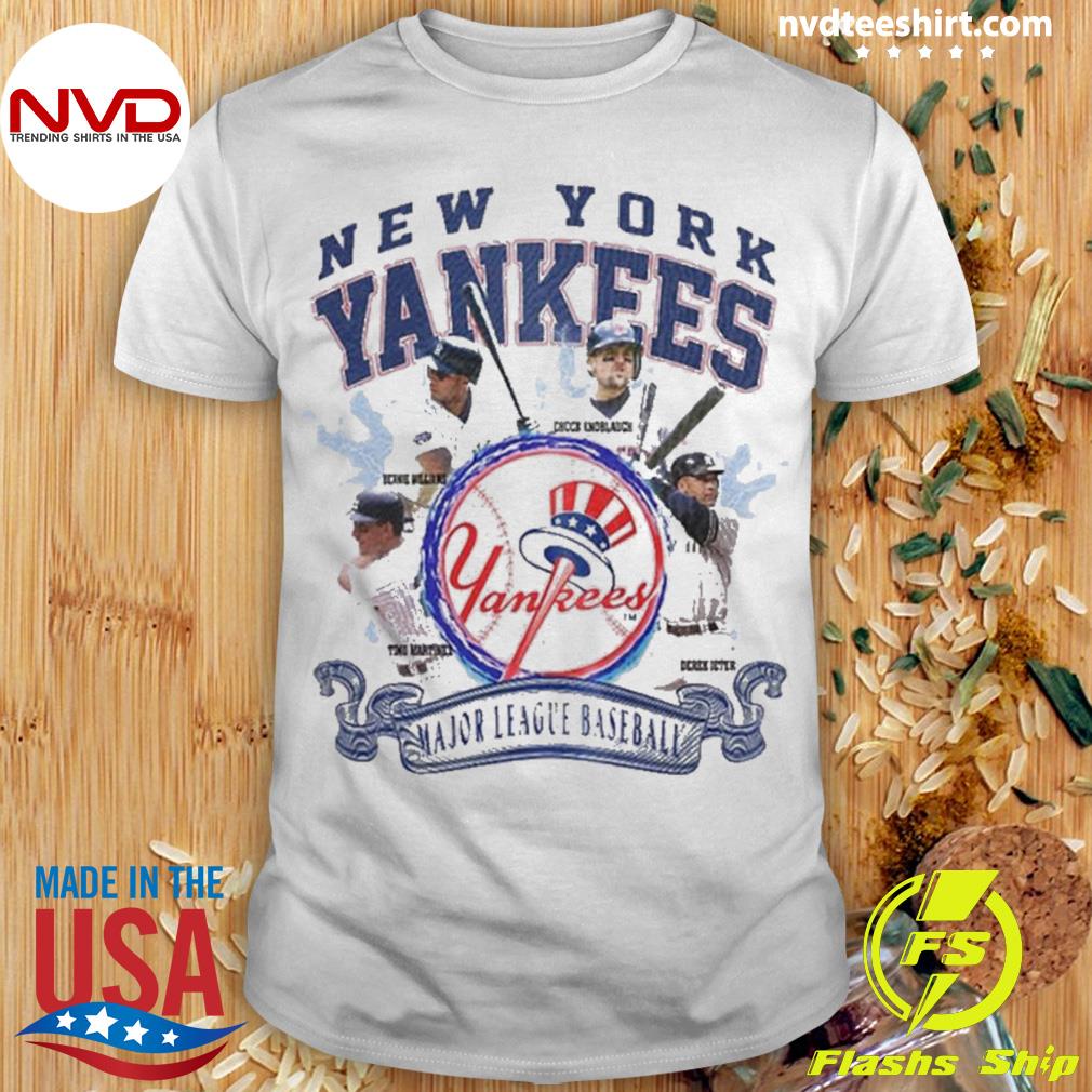 Vintage 90s Cotton Stone Hanes Heavyweight Major League Baseball Yankees T-Shirt  - X-Large– Domno Vintage