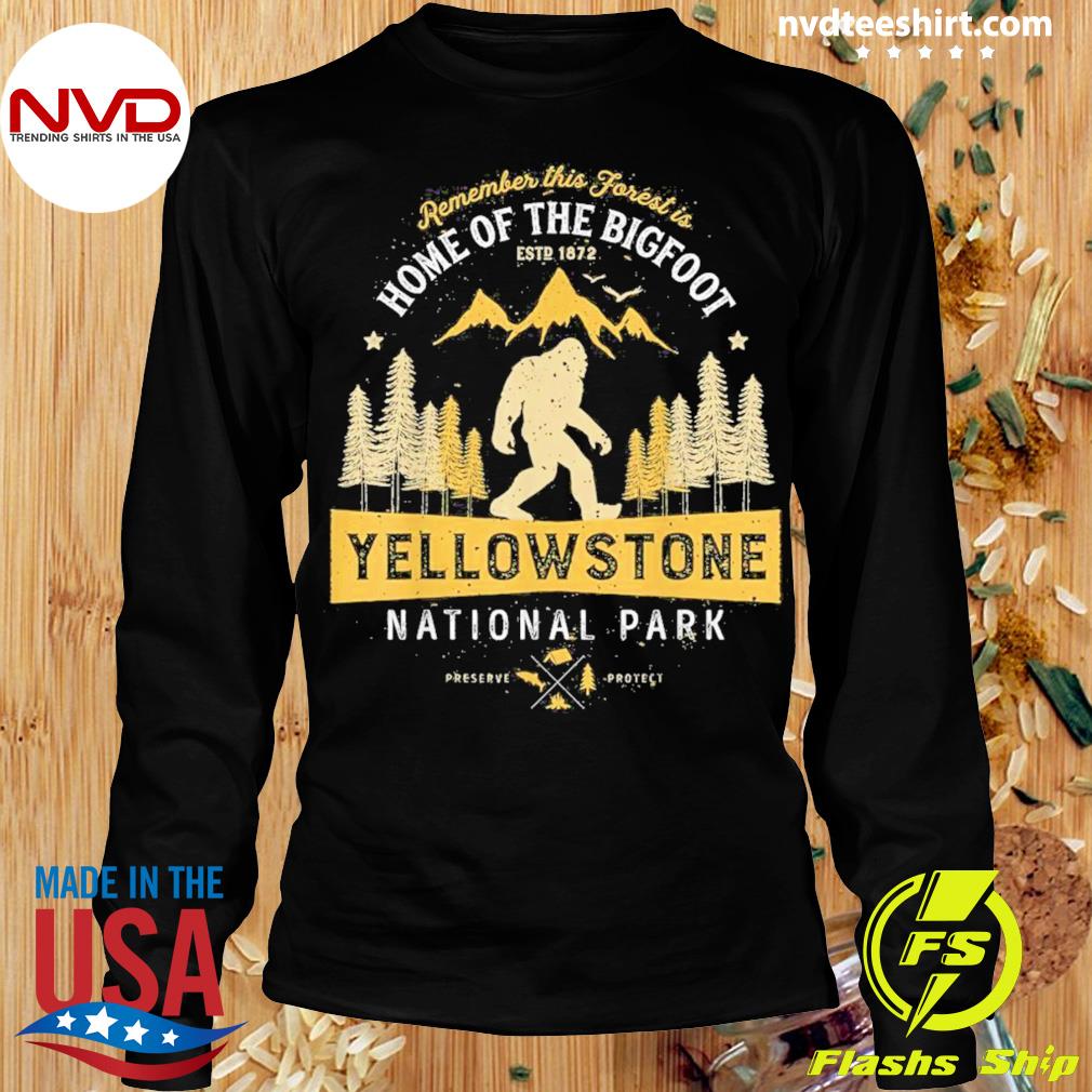 Integraal capaciteit Vergemakkelijken Yellowstone National Park Bigfoot Shirt - NVDTeeshirt