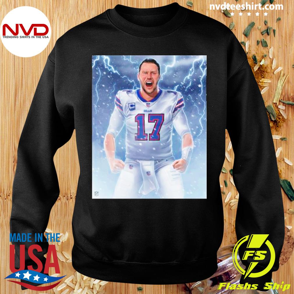 Josh Allen Drawing | Lightweight Sweatshirt