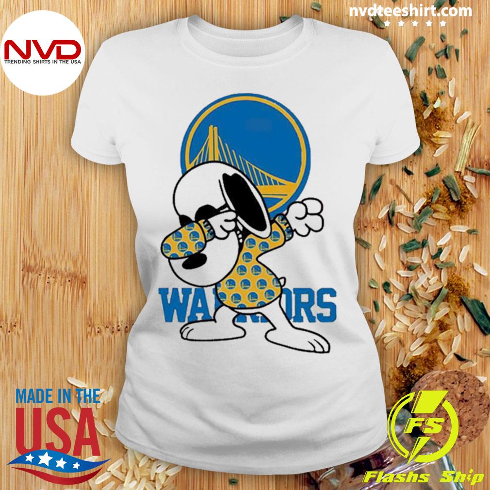 Golden State Warriors Snoopy Dabbing The Peanuts 2023 Christmas Gift  Hawaiian Shirt - Banantees