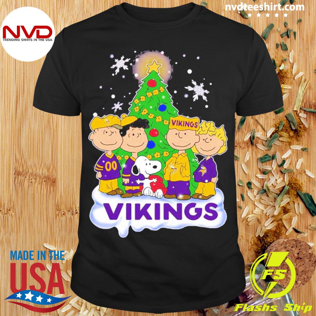 Cute The Snoopy Show Football Helmet 3D Minnesota Vikings Ugly Sweater -  T-shirts Low Price