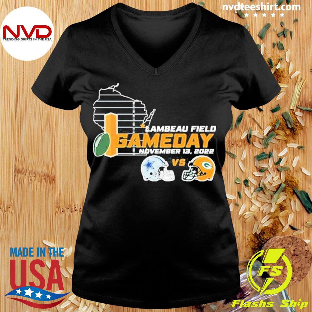 Green Bay Packers Vs. Dallas Cowboys lambeau field gameday 2022 shirt,  hoodie, sweater, long sleeve and tank top