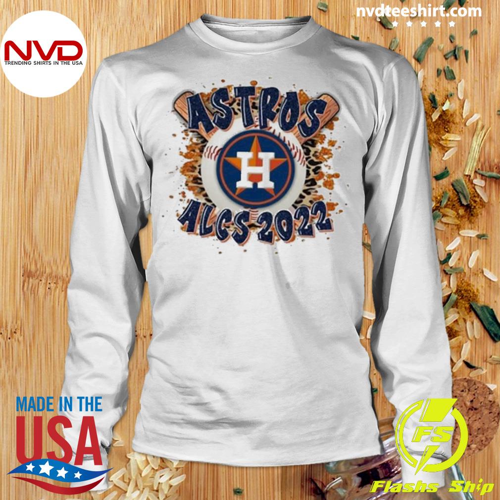 Leopard Baseball T-Shirt Houston Astros