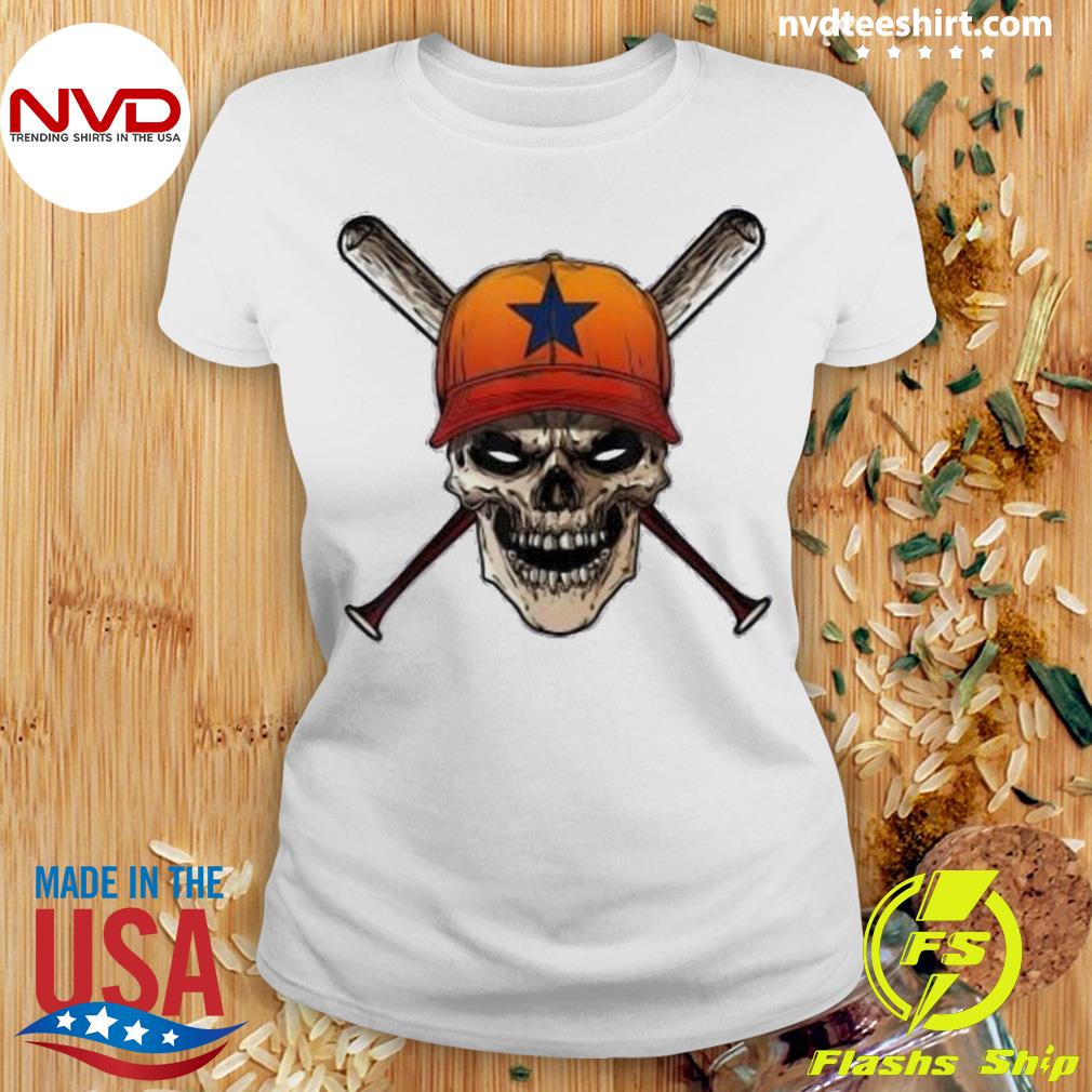 Houston Astros Baseball Vintage H-Town Crush City Texas Skull Shirt -  NVDTeeshirt