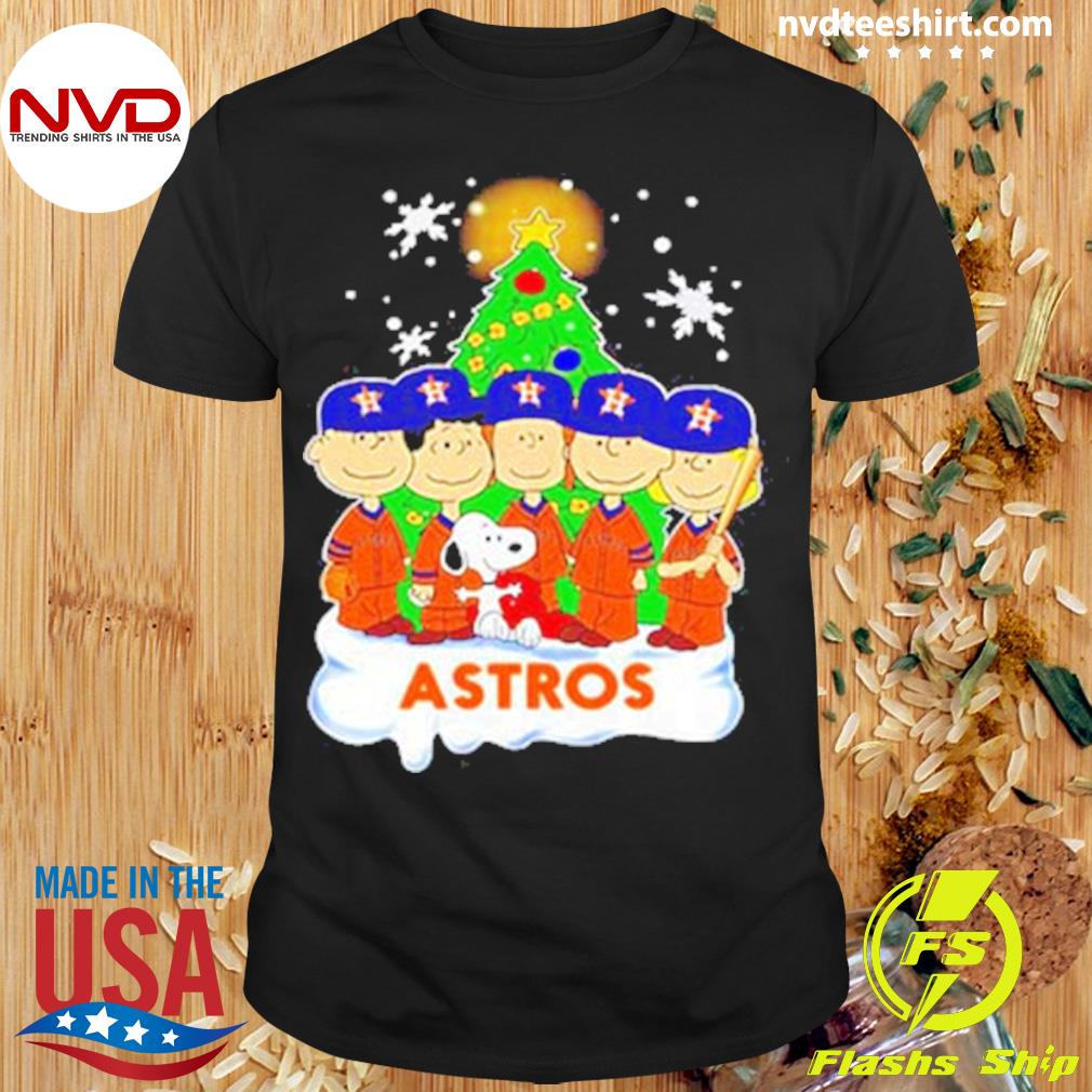 Houston Astros Snoopy Merry Christmas Shirt - NVDTeeshirt