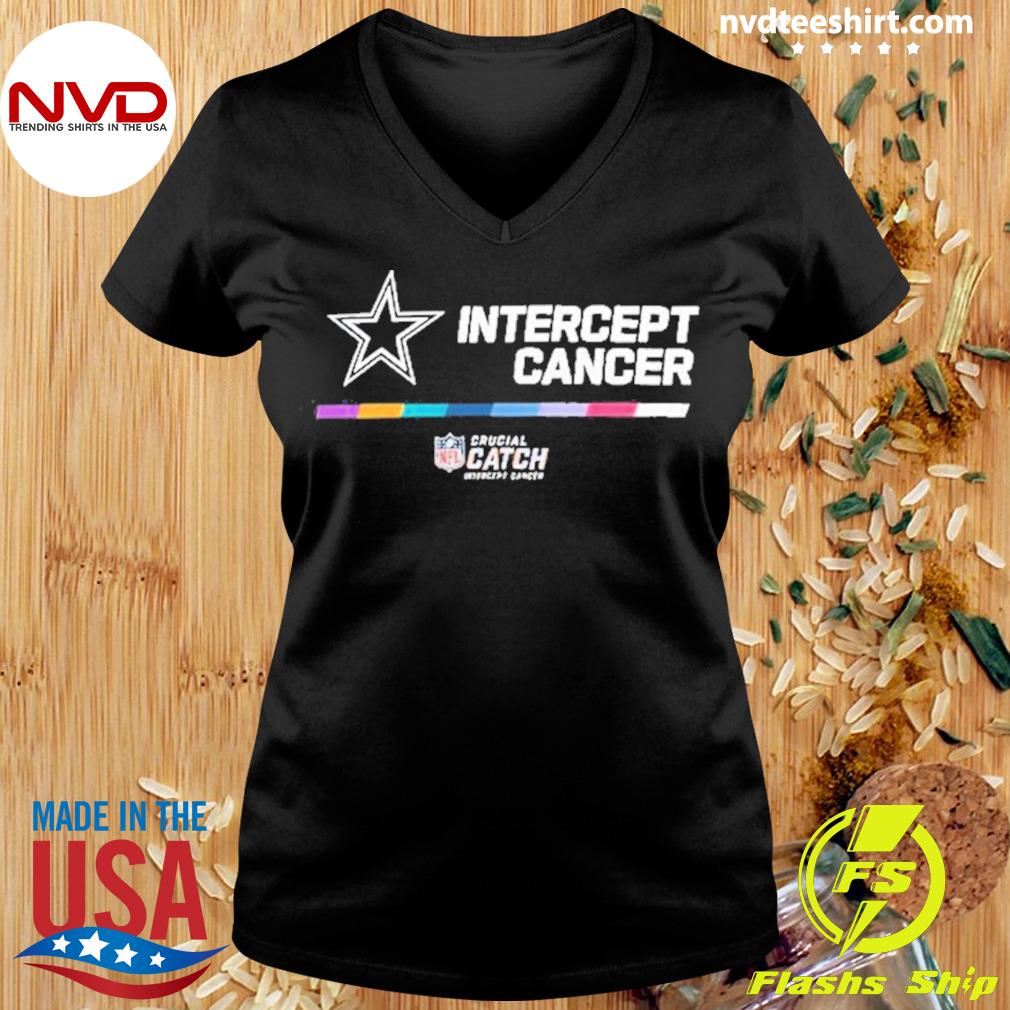 Intercept Cancer Cowboys Shirt - NVDTeeshirt