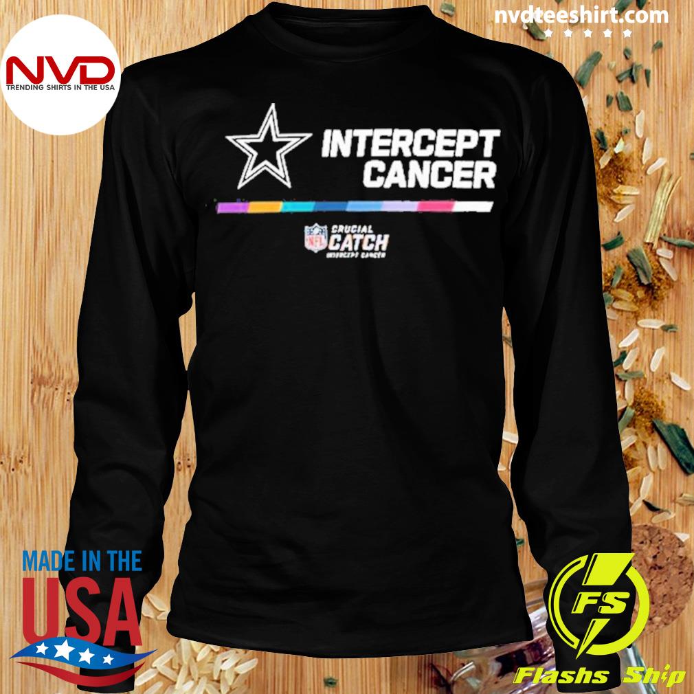 Intercept Cancer Cowboys Shirt - NVDTeeshirt