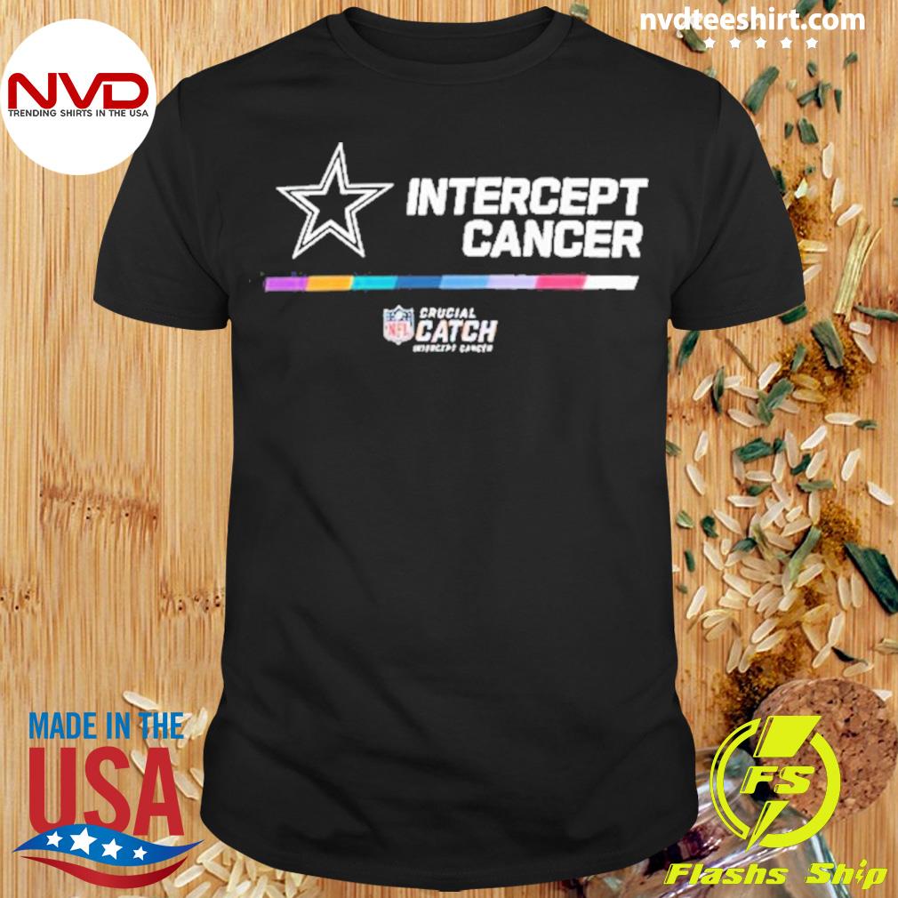 Intercept Cancer Cowboys Shirt - NVDTeeshirt