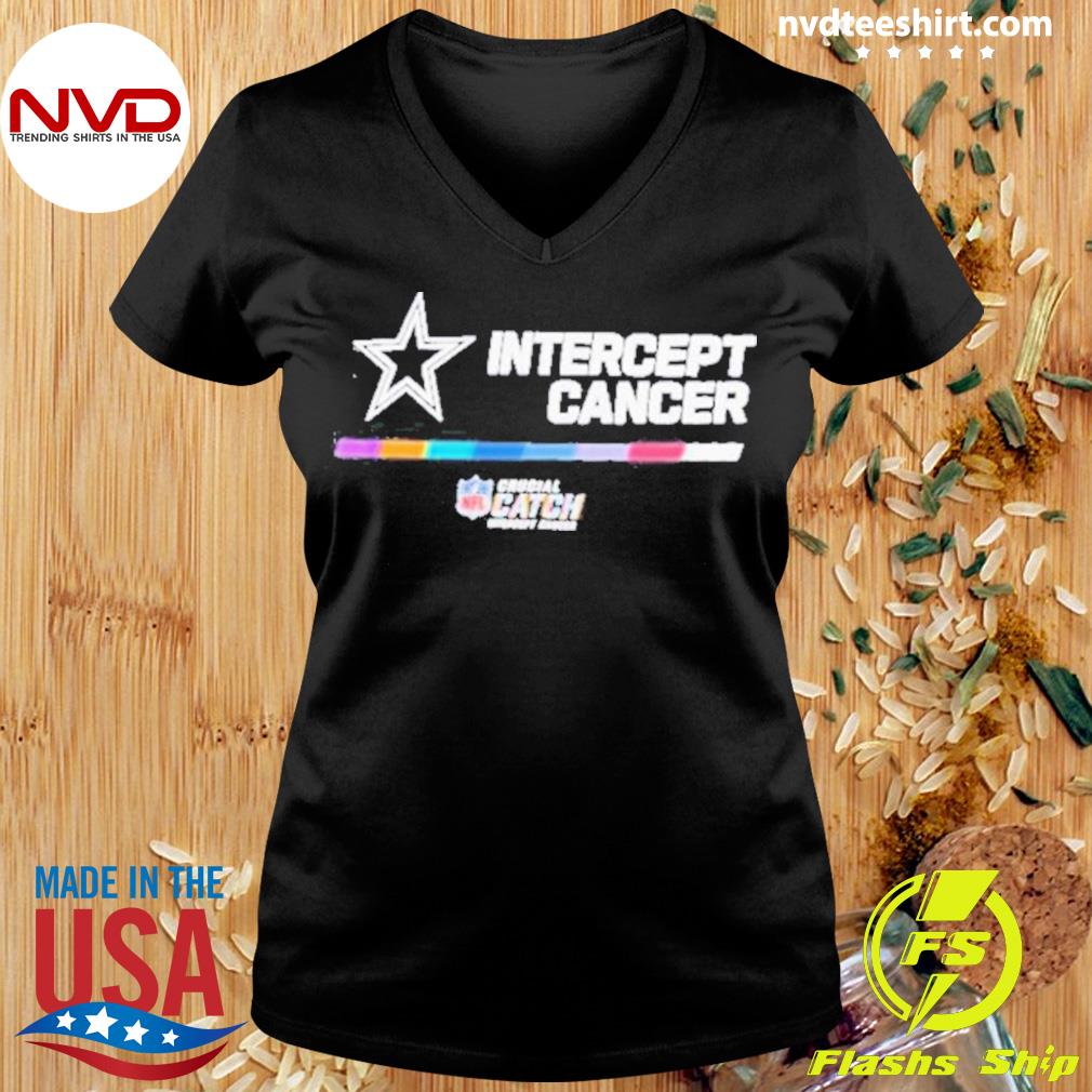 Dallas Cowboys Intercept Cancer 2022 Shirt, hoodie, sweater, long sleeve  and tank top