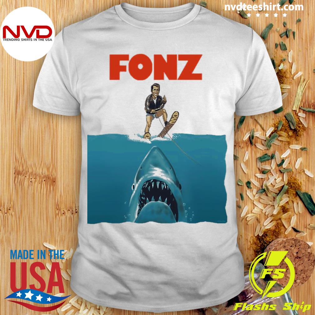 Jaws The Fonz Happy Days Shirt