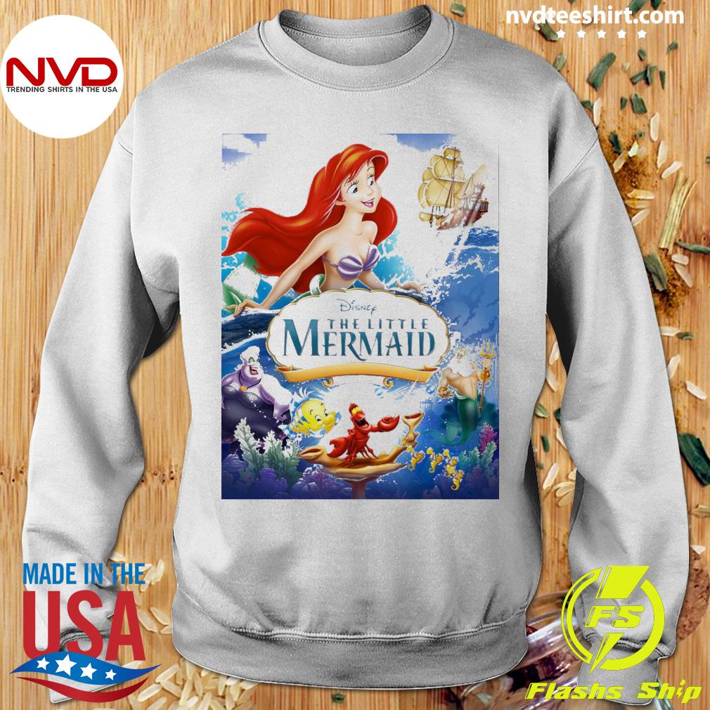 little mermaid sweatshirt adults