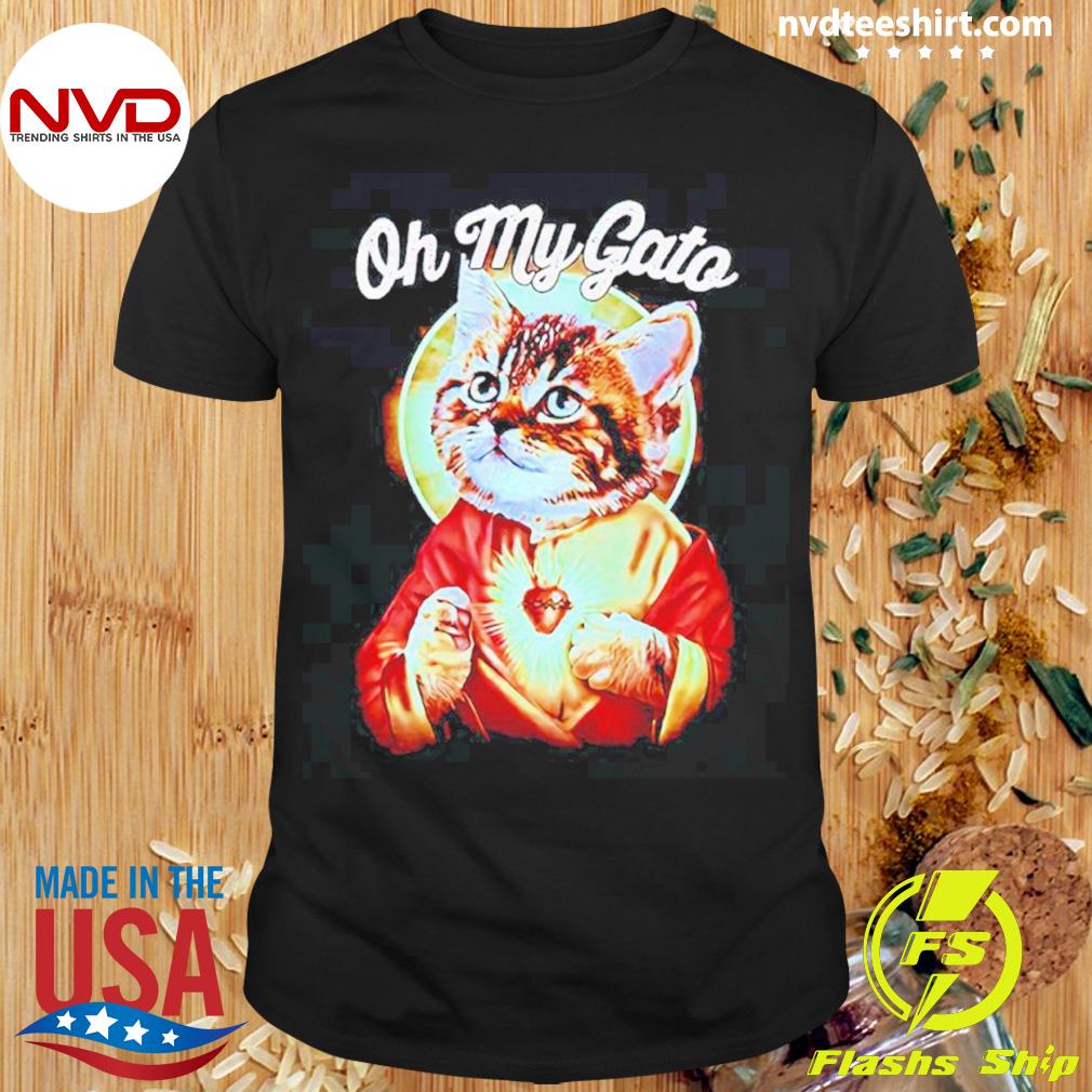 Men’s Cat Jesus Oh My Gato Shirt