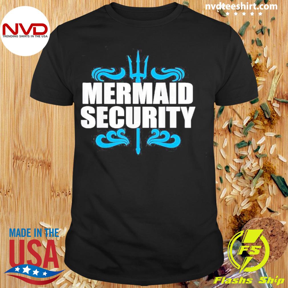 Mermaid Security Swimmer Swimming Shirt