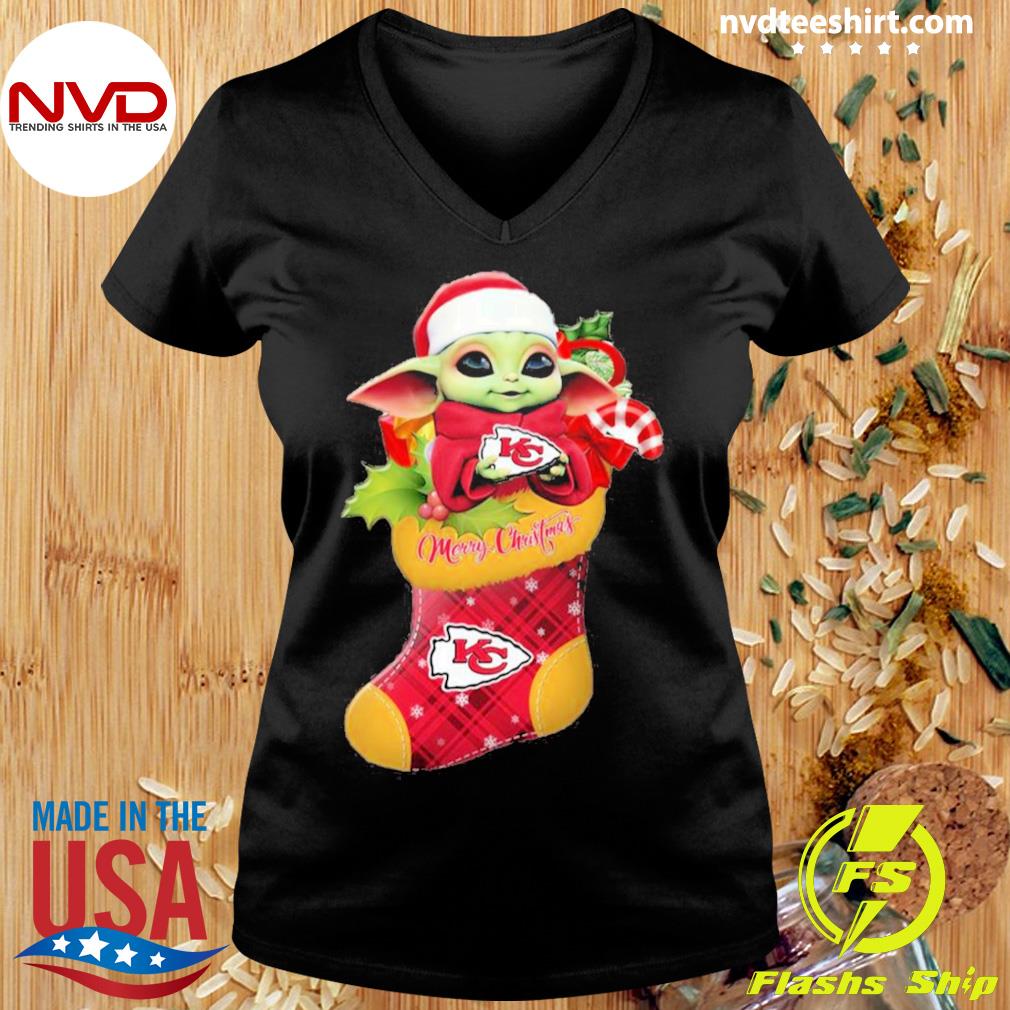 High Quality Baby Yoda Hug Kansas City Chiefs Football Shirt - ValleyTee