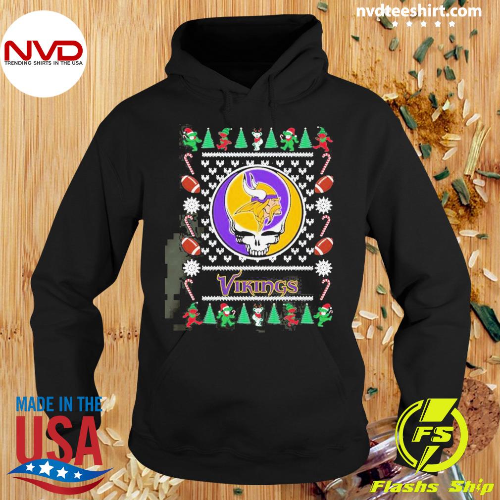 Minnesota Vikings Fans Santa Claus Tattoo Ugly Christmas Sweater Gift -  Freedomdesign