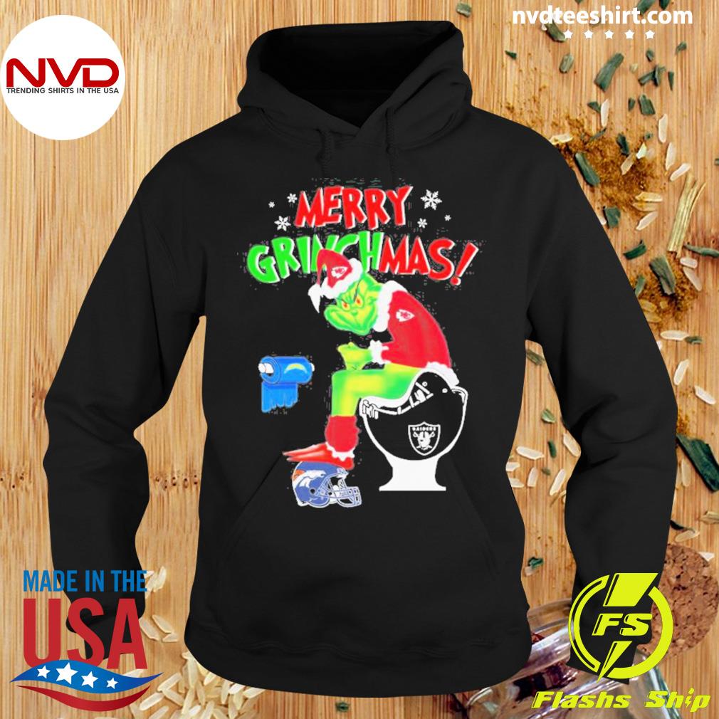 I Love Las Vegas Raiders NFL Grinch 3D Hoodie And Long Pants Set Gift  Christmas Personalized - Banantees