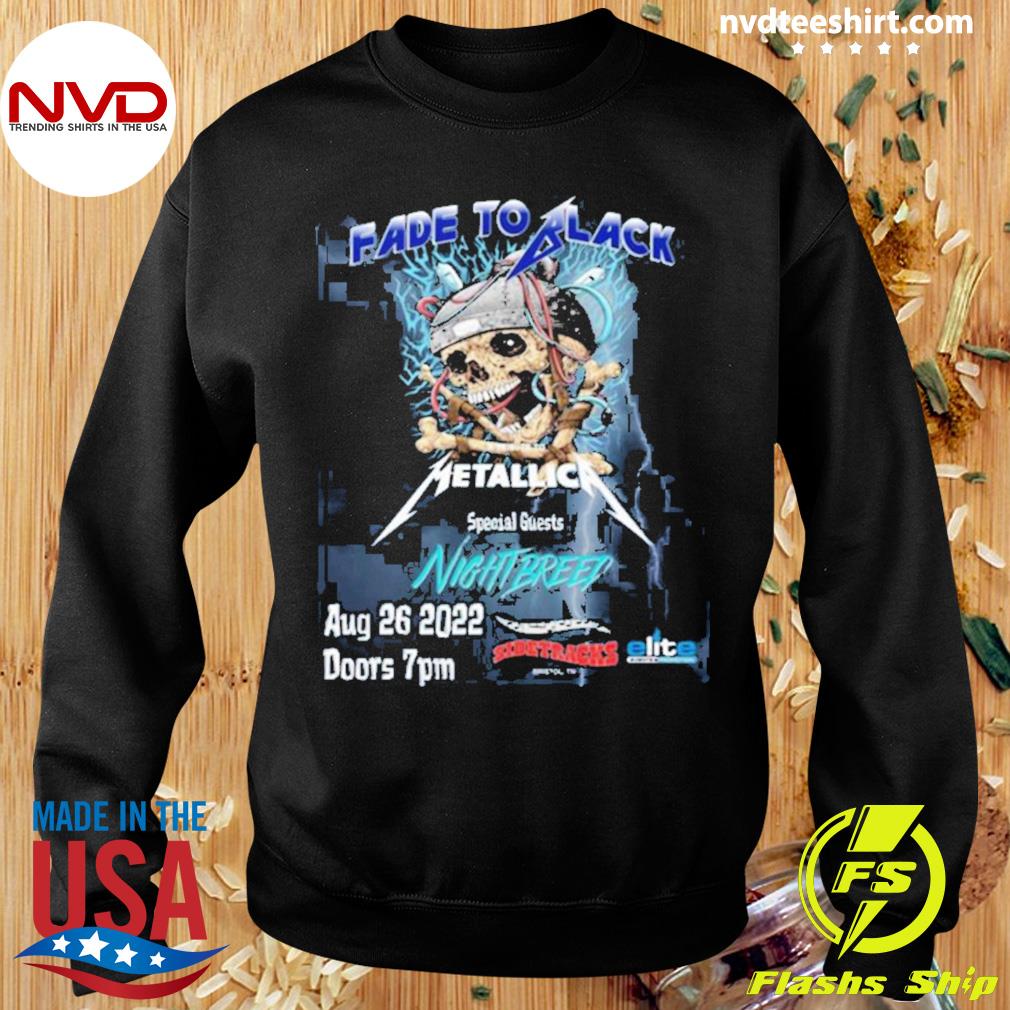 metallica fade to black t shirt