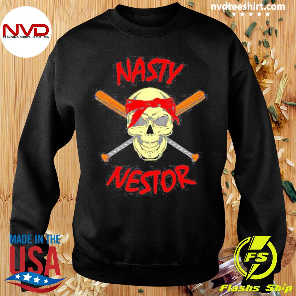 Nasty Nestor Cortes Jr Shirt Skull Halloween Shirt - Limotees