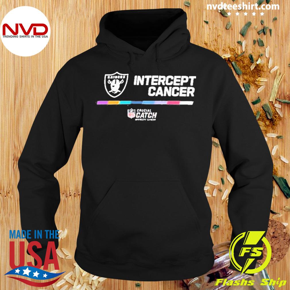 Las Vegas Raiders NFL Crucial Catch Intercept Cancer shirt, hoodie