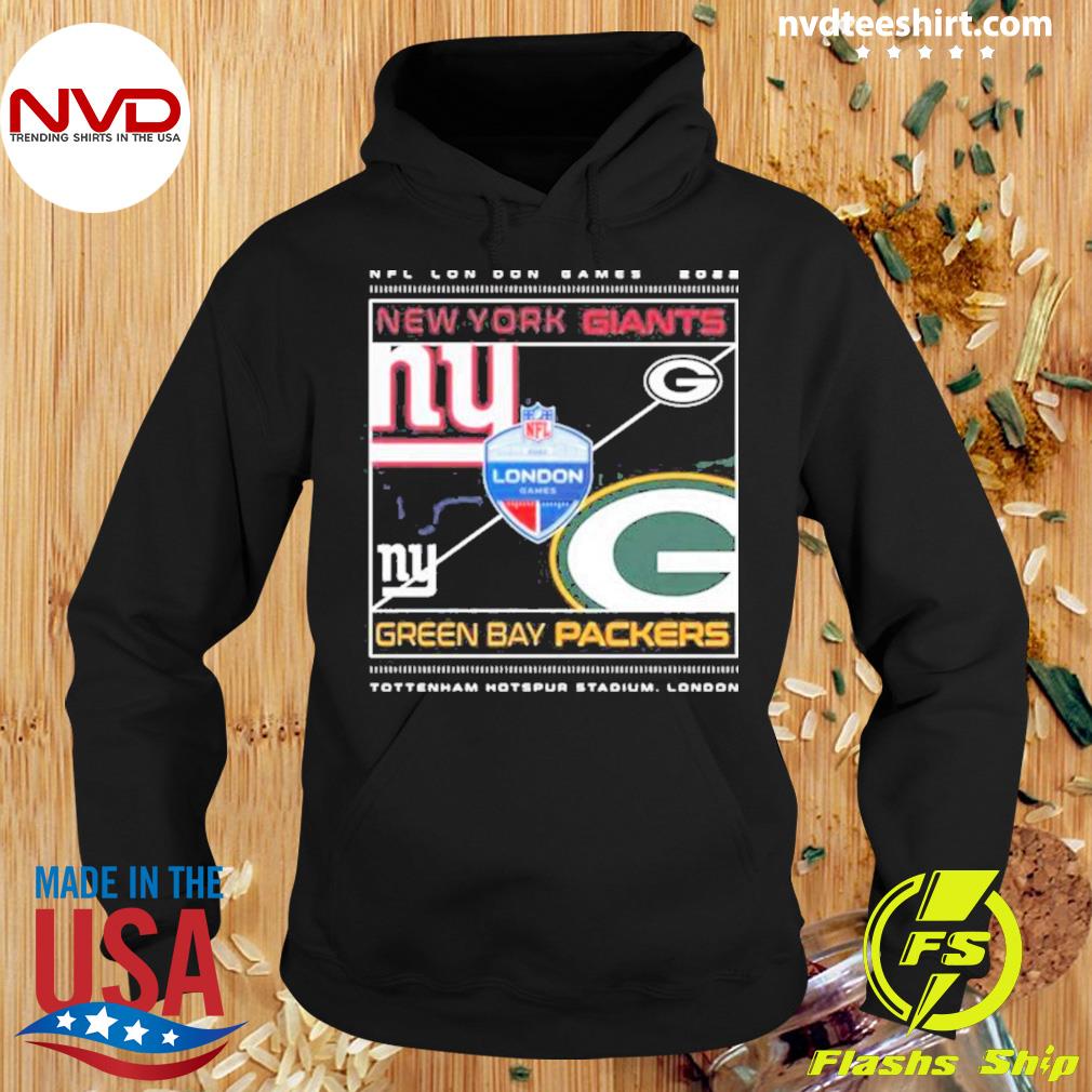 Green Bay Packers vs New York Giants Tottenham Hotspur Stadium 2022 shirt,  hoodie, sweater, long sleeve and tank top