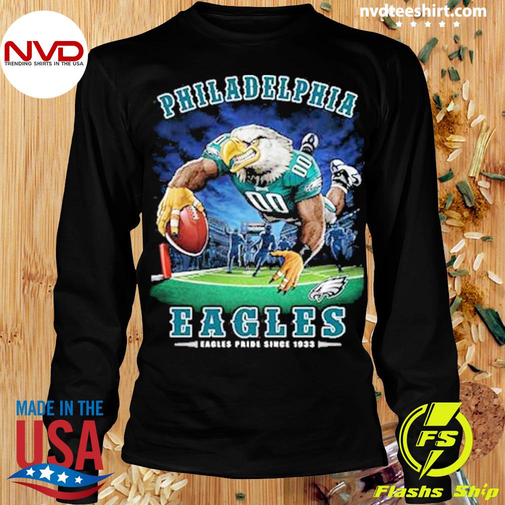 Philadelphia Eagles End Zone Pride Since 1933 T-Shirt Front and Back d –  All American Sportswear Online