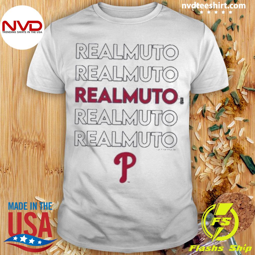 Philadelphia Phillies J. T. Realmuto Stacked Shirt