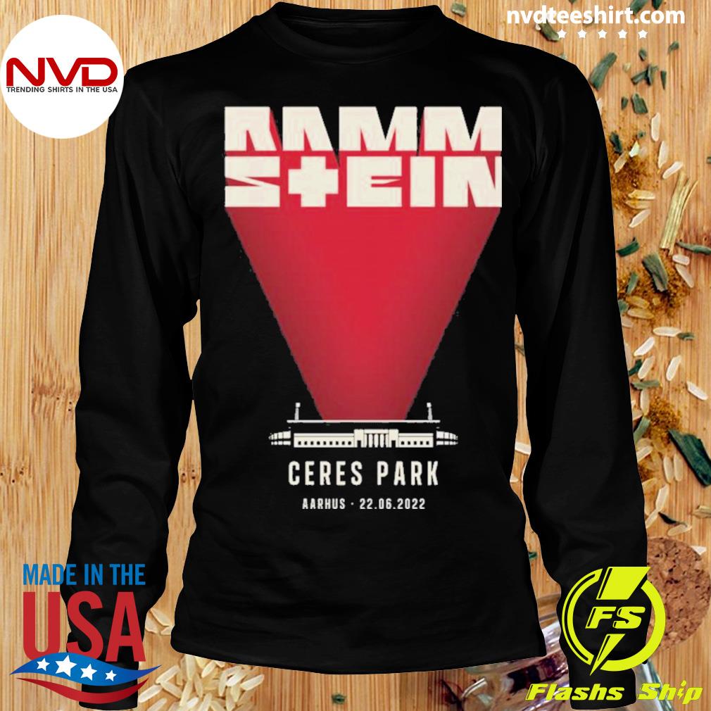 skitse samling MP Rammstein Ceres Park Aarhus 2022 Tour Shirt - NVDTeeshirt