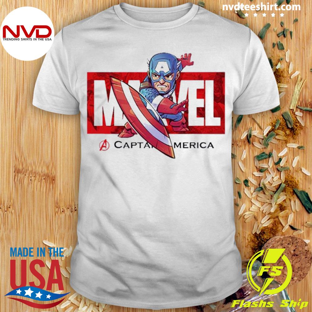 Red Captain America Shirt