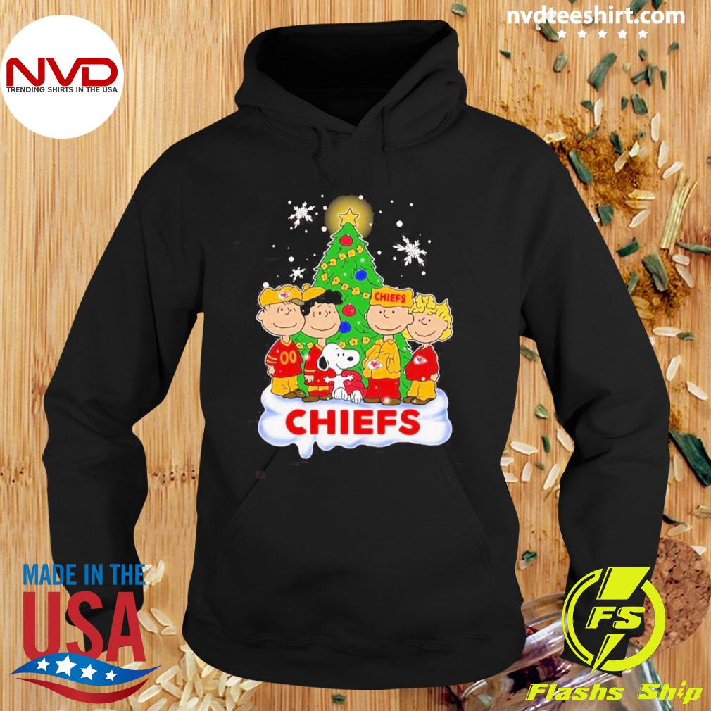 Kansas City Chiefs Snoopy Peanuts Christmas Tee Shirt Hoodie Tank-Top Quotes