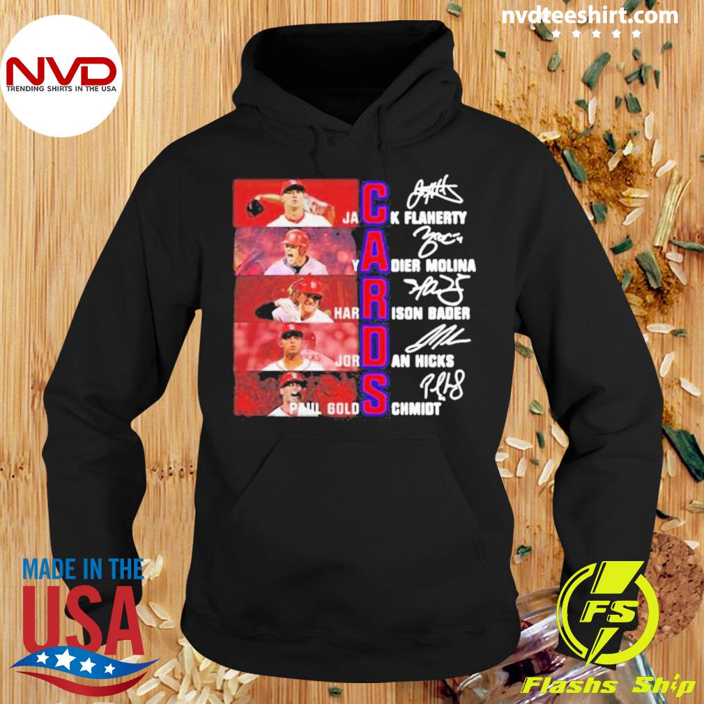 St. Louis Cardinals Harrison Bader thanks for the memories signature shirt,  hoodie, sweater, long sleeve and tank top