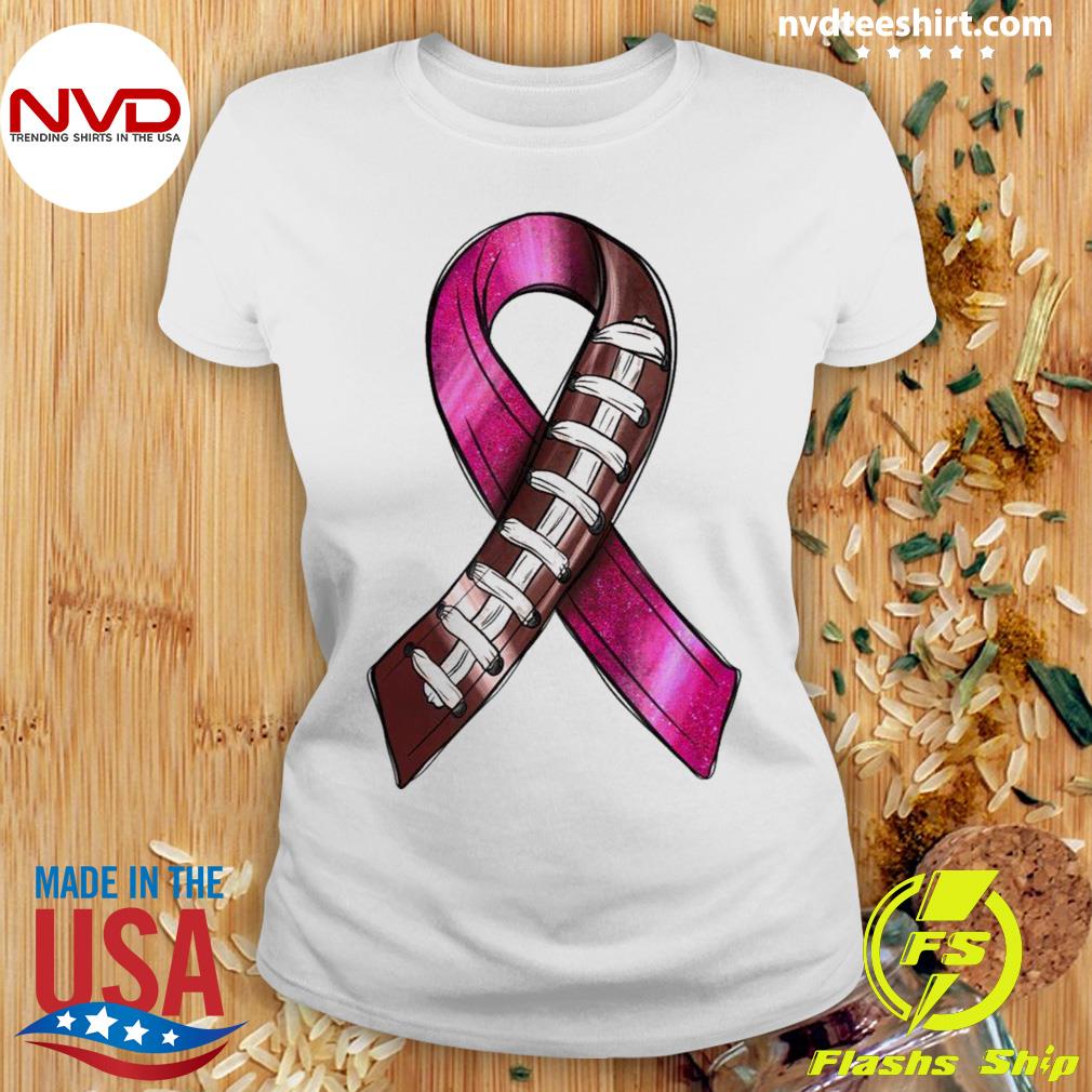 Football Breast Cancer Pink Ribbon Pittsburgh T-Shirt – Teezou Store