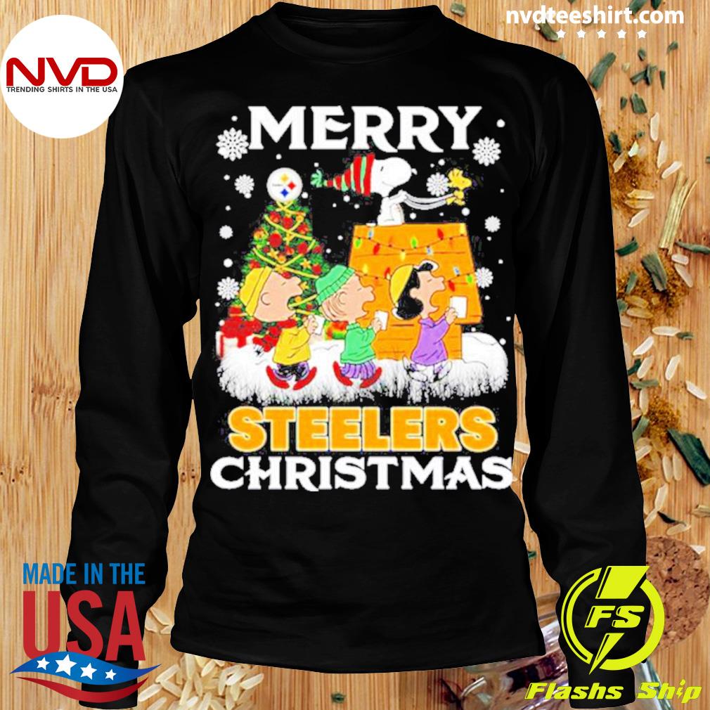 Christmas Snoopy Pittsburgh Steelers Shirt - Shibtee Clothing