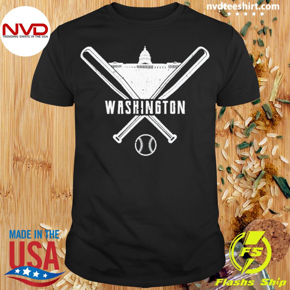 Washington Skyline Retro Baseball 2022 Shirt