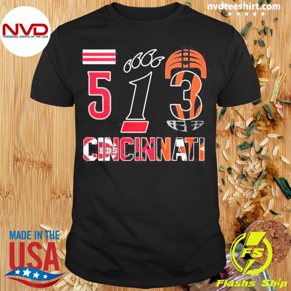 Cincinnati Bengals Black Hometown Collection 513 Shirt - NVDTeeshirt