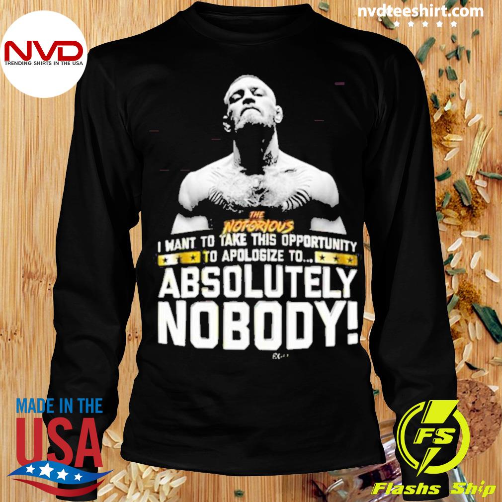 Notorious conor mcgregor clearance shirt