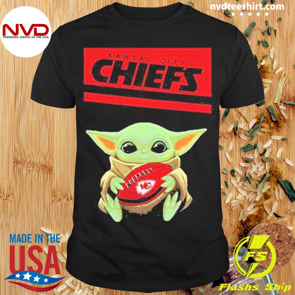 Star Wars Baby Yoda Hug Kansas City Chiefs Shirt, Sweater, Long Sleeved And  Hoodie