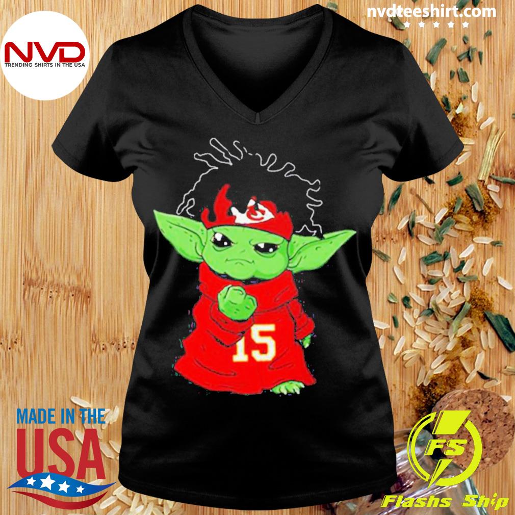 Buy Baby Yoda Patrick Mahomes Super Bowl Kansas City Chiefs shirt