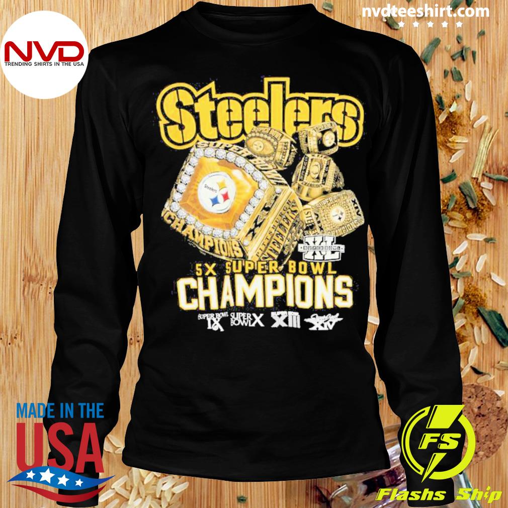 5x steelers jersey