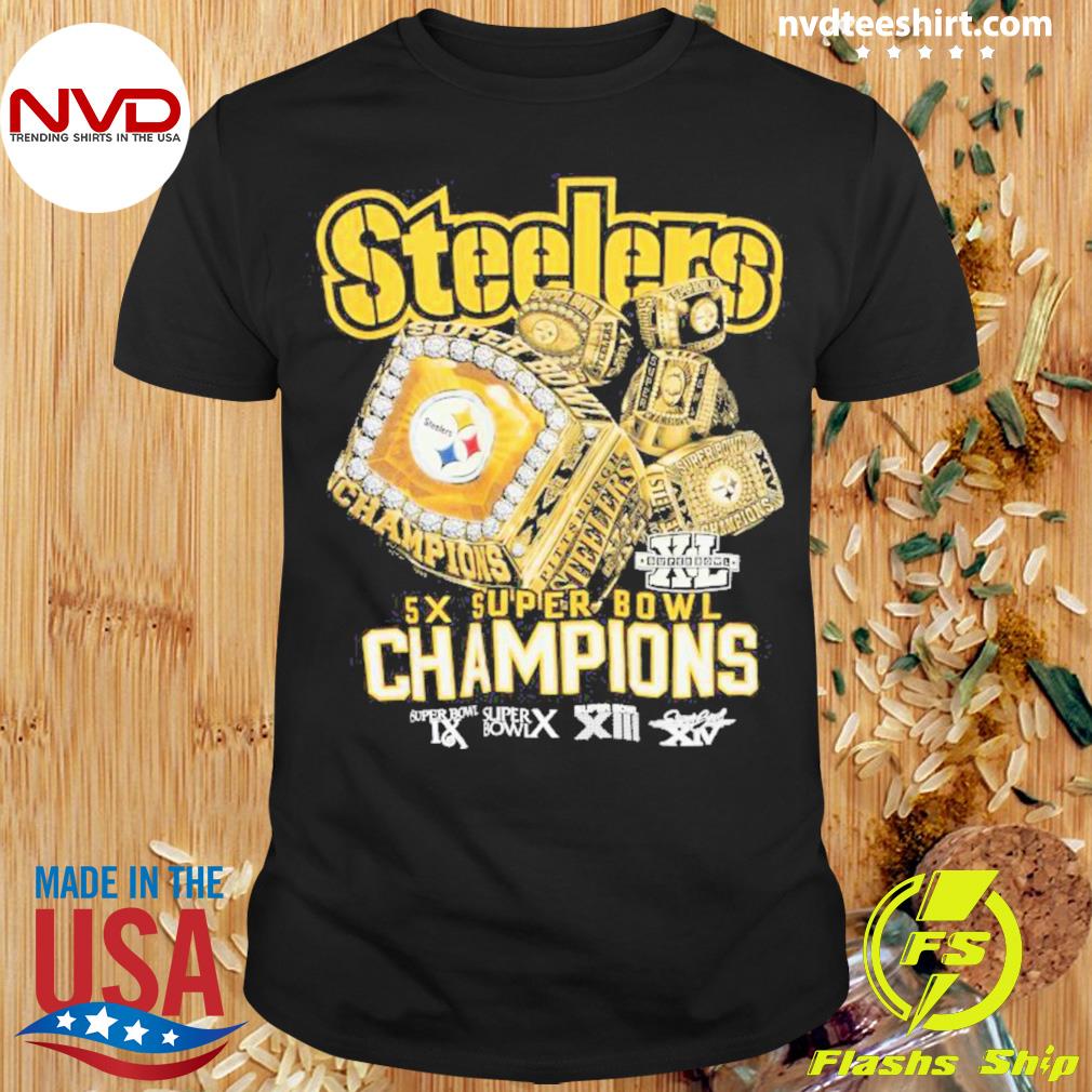 Pittsburgh Steelers Black Nfl Football T Shirt – LayersChicago