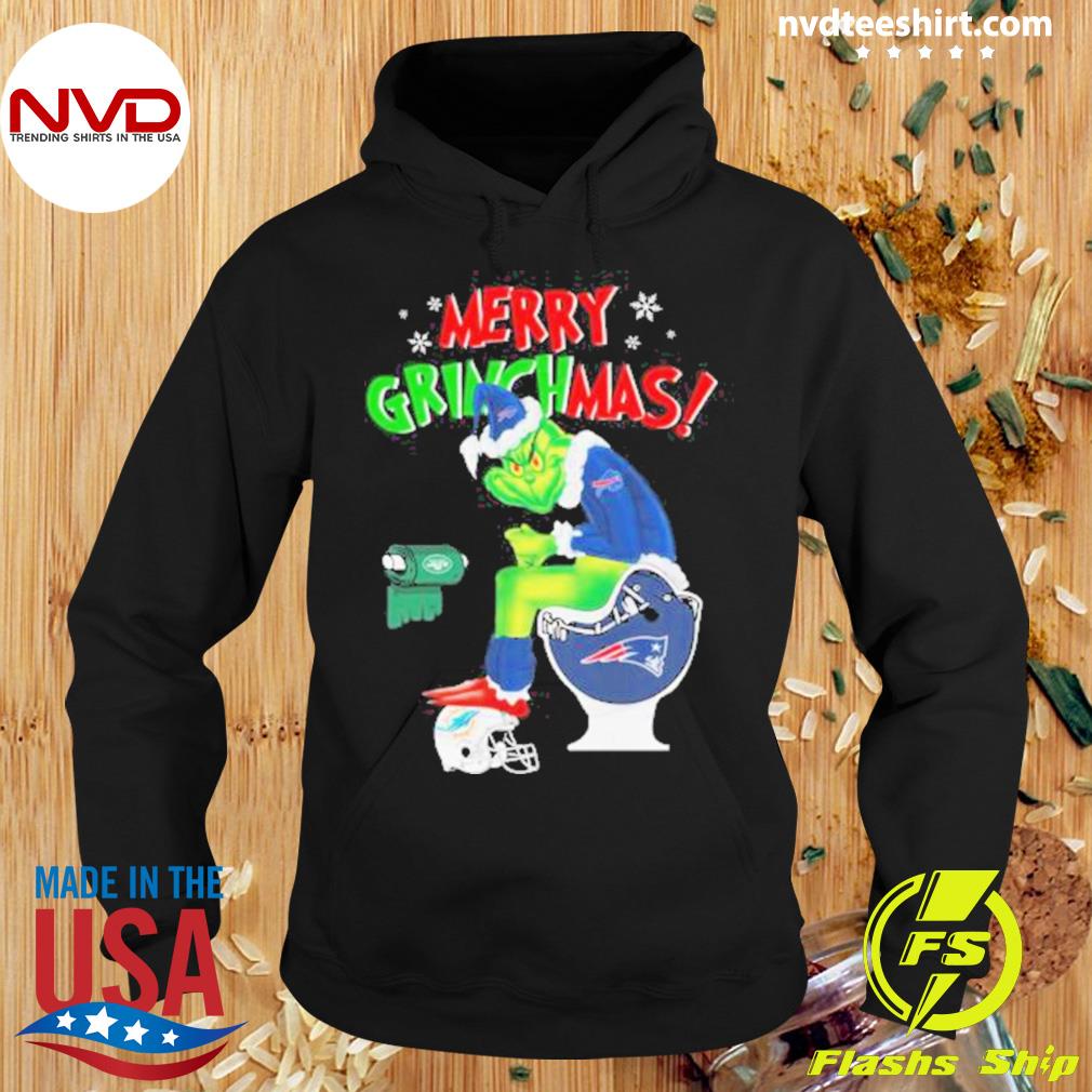 New England Patriots NFL Grinch Christmas Tree 3D Hoodie Pullover Prints -  Freedomdesign