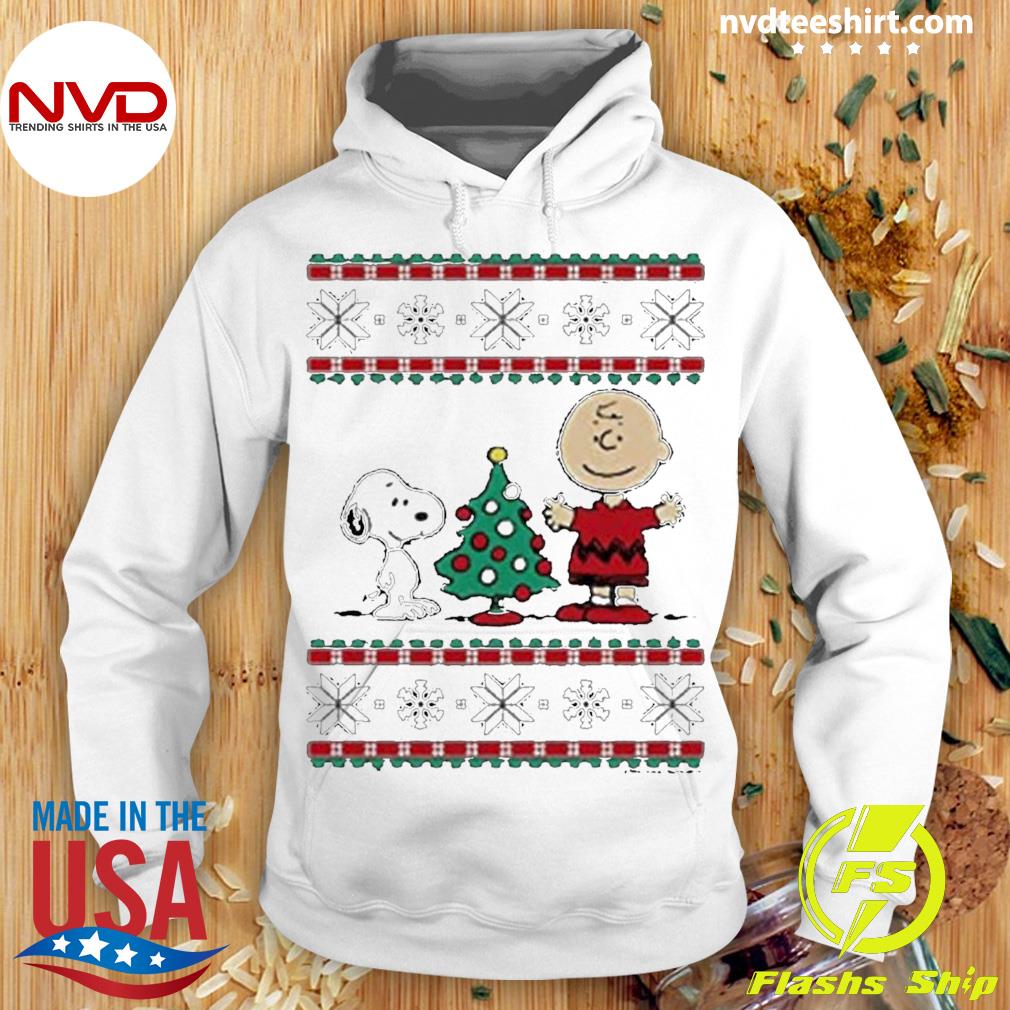 Charlie Brown Indianapolis Colts Snoopy Ugly Christmas Sweater Full Over  Print - YesItCustom