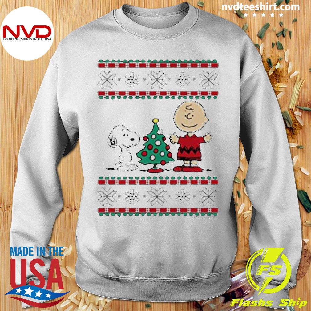 Snoopy Charlie Brown Dodgers Ugly Christmas Sweater - Trends Bedding