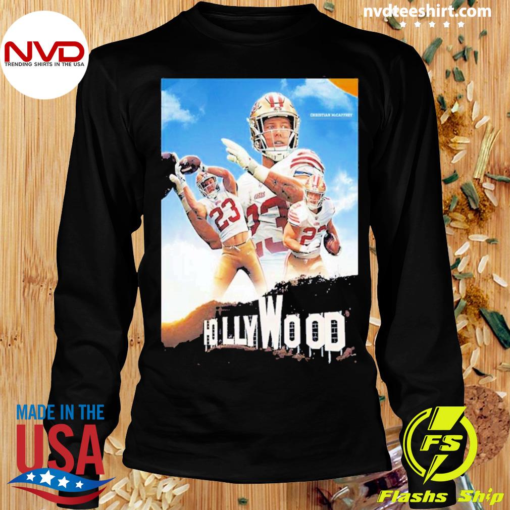 Christian Mccaffrey San Francisco 49ers History In Hollywood Style Poster  Shirt - NVDTeeshirt